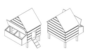 Bouwtekening kippenhok