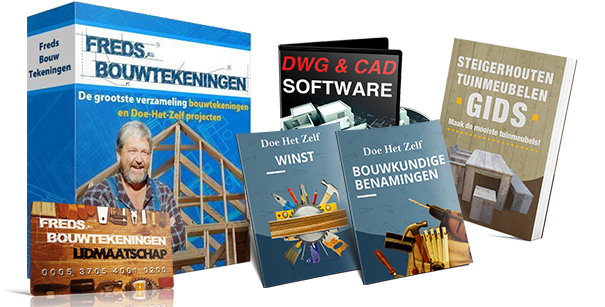 Inhoud Fred's Bouwtekeningen + bonussen